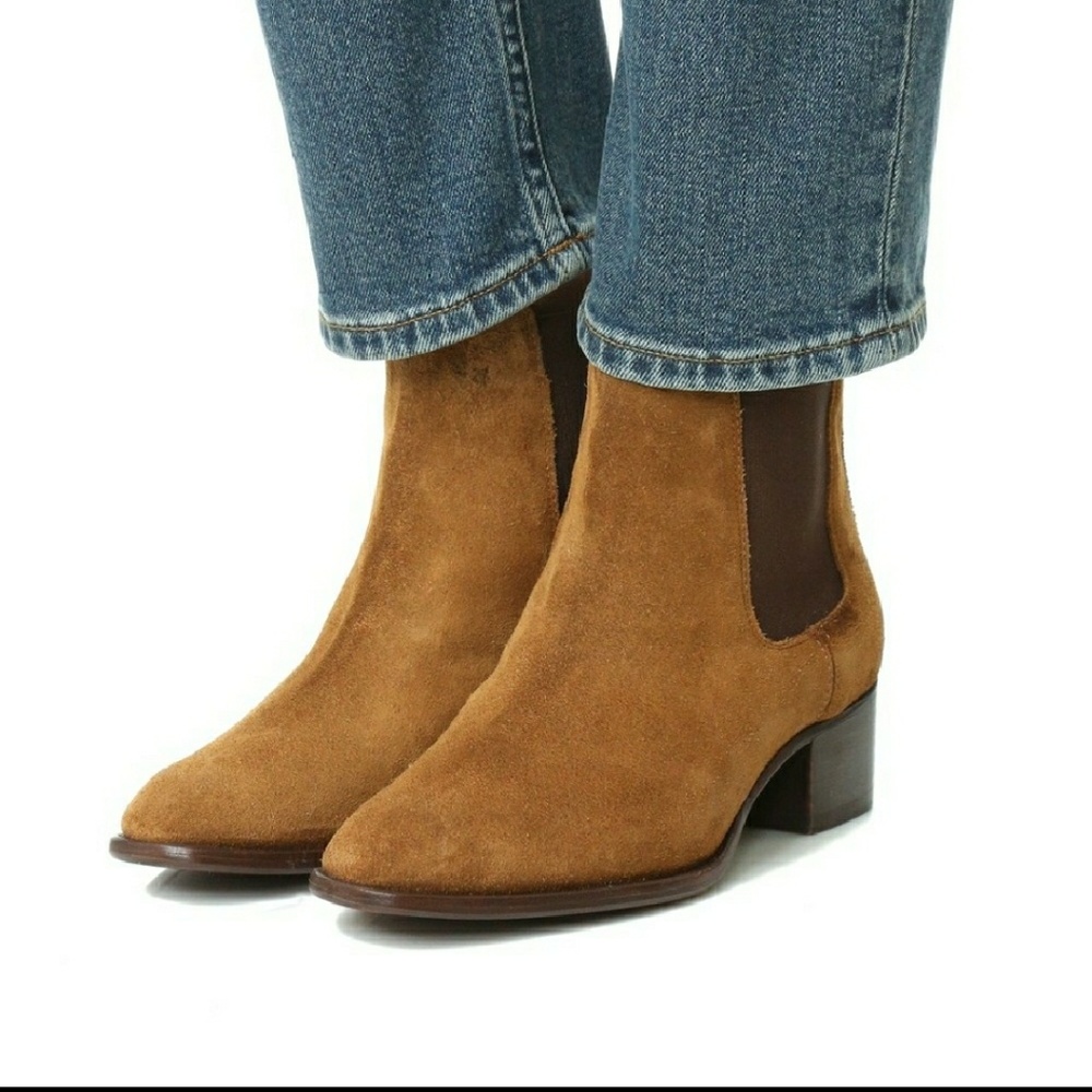 Frye Dara Chelsea Ankle Suede boots
